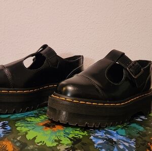 Dr. Martens Black Bethan Platform Mary Jane